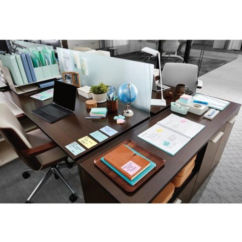 Ekologiczne karteczki samoprzylepne Post-it®, NATURE, pastelowe, 76x76mm, 16x100 kart.