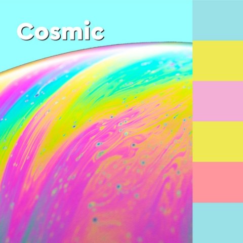 Karteczki samoprzylepne Post-it® Super Sticky, COSMIC, 76x76mm, 6x90 kart.