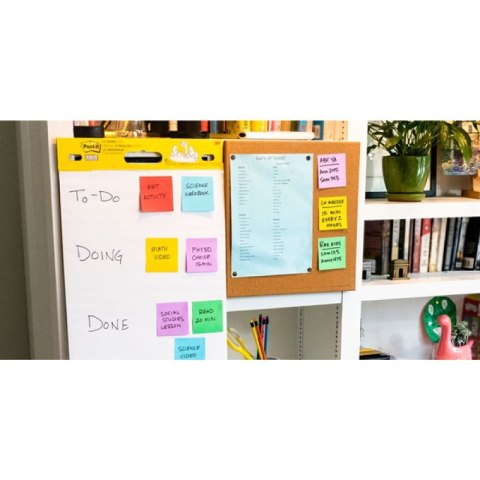 Karteczki samoprzylepne Post-it® Super Sticky, PLAYFUL, 76x127mm, 6x90 kart.