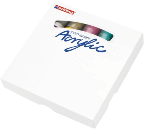 Marker akrylowy 3D e-5400 EDDING, podwójny, 2-3 mm, 5-10 mm, 5 szt., mix kolorów