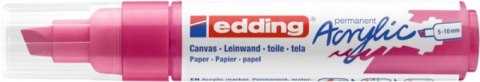 Marker akrylowy e-5000 EDDING, 5-10 mm, matowa telemagenta