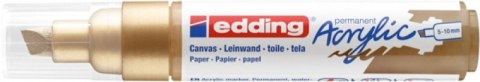 Marker akrylowy e-5000 EDDING, 5-10 mm, matowe bogate złoto
