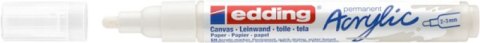 Marker akrylowy e-5100 EDDING, 2-3 mm, matowa biel
