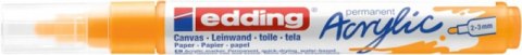 Marker akrylowy e-5100 EDDING, 2-3 mm, matowa słoneczna żółć