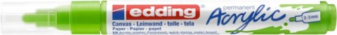 Marker akrylowy e-5100 EDDING, 2-3 mm, matowy żółtozielony