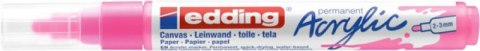 Marker akrylowy e-5100 EDDING, 2-3 mm, różowy neonowy