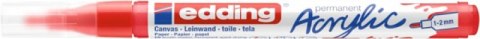 Marker akrylowy e-5300 EDDING, 1-2 mm, matowa czerwień
