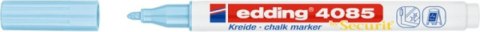 Marker kredowy e-4085 EDDING, 1-2 mm, pastelowy niebieski