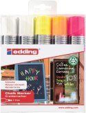 Marker kredowy e-4090 EDDING, 4-15 mm, 5 szt., mix kolorów