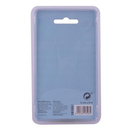 Bloczek samoprzylepny APLI, w rolce, 50mmx8m, blister, pastelowy niebieski