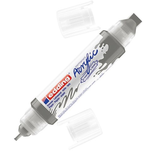 Marker akrylowy 3D e-5400 EDDING, podwójny, 2-3 mm, 5-10 mm, antracyt