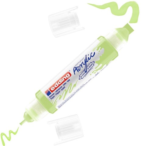 Marker akrylowy 3D e-5400 EDDING, podwójny, 2-3 mm, 5-10 mm, pastelowa zieleń