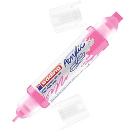 Marker akrylowy 3D e-5400 EDDING, podwójny, 2-3 mm, 5-10 mm, różowy neonowy