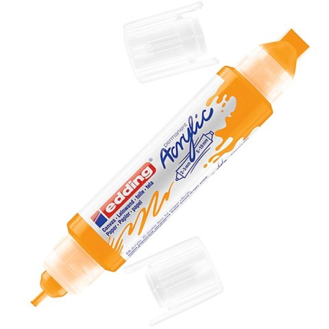 Marker akrylowy 3D e-5400 EDDING, podwójny, 2-3 mm, 5-10 mm, słoneczny żółty