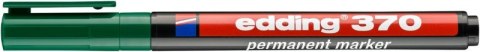 Marker permanentny e-370 EDDING, 1mm, zielony
