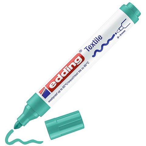 Marker tekstylny e-4500 EDDING, 2-3 mm, bladozielony