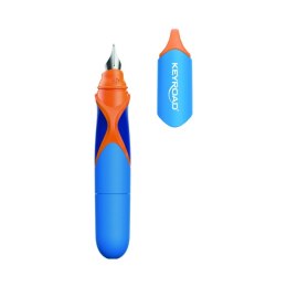 Pióro wieczne KEYROAD exact, mini, 2 niebieskie naboje gratis, blister, mix kolorów