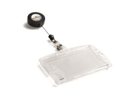 Identyfikator na dwie karty magnetyczne z mech. ściągającym (10) 822419