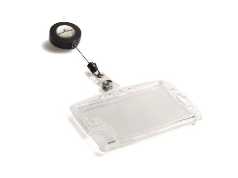 Identyfikator na dwie karty magnetyczne z mech. ściągającym (10) 822419