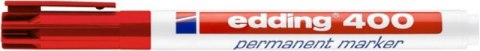 Marker permanentny e-400 EDDING, 1mm, czerwony