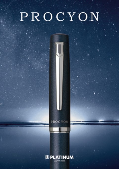 Pióro wieczne PLATINUM Procyon Deep Sea, M, niebieskie