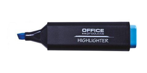 Zakreślacz fluorescencyjny OFFICE PRODUCTS, 1-5mm (linia), niebieski