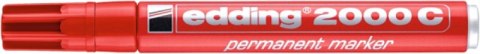 Marker permanentny e-2000c EDDING, 1,5-3 mm, czerwony