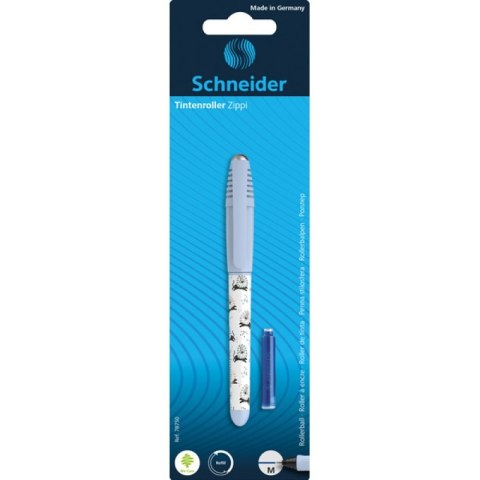 Pióro kulkowe SCHNEIDER Zippi + 1 nabój, blister, mix kolorów