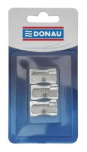 Temperówka DONAU, aluminiowa, pojedyncza, blister - 3szt.