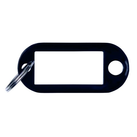Zawieszki do kluczy OFFICE PRODUCTS, 50x20mm, 10szt., czarne OFFICE PRODUCTS