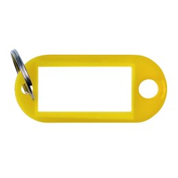 Zawieszki do kluczy OFFICE PRODUCTS, 50x20mm, 10szt., żółte OFFICE PRODUCTS