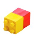 Kredki woskowe KEYROAD Kids Bricks, w kształcie klocków, 16 szt., pudełko