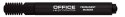 Marker permanentny OFFICE PRODUCTS, ścięty, 1-5mm (linia), czarny