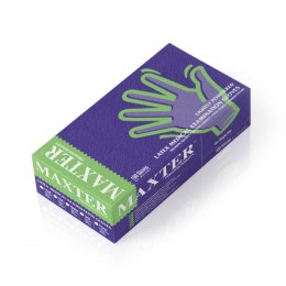 Rękawice lateksowe pudrowe MAXTER, 100 szt., L