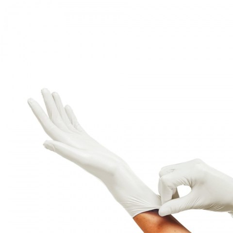 Rękawice lateksowe pudrowe MAXTER, 100 szt., L