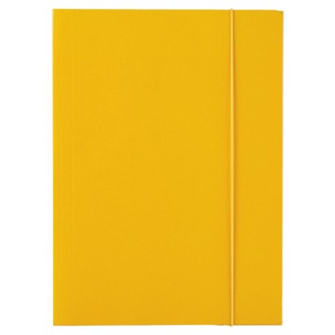 Teczka lakierowana z gumką A4 żółty ESSELTE 13438