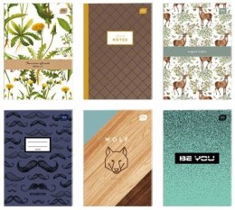 Zeszyt A4 80k. linia mix INTERDRUK