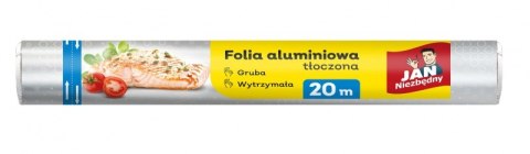 Folia aluminiowa JAN NIEZBĘDNY, z tłoczeniem, 20m