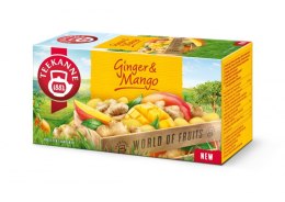 Herbata TEEKANNE, zielona, imbir&mango, 20 kopert