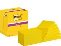 Karteczki samoprzylepne POST-IT® Super Sticky (655-12SSCY-EU), 127x76mm, 12x90 kart., żółte