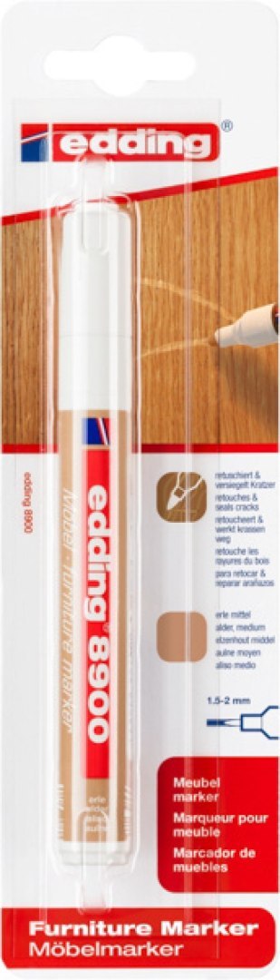 Marker do mebli e-8900 EDDING, 1,5-2 mm, blister, średnia olcha