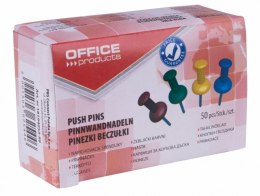 Pinezki beczułki OFFICE PRODUCTS, 50szt., mix kolorów