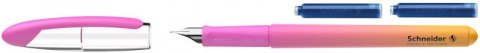 Pióro wieczne SCHNEIDER Voyage M + 2 naboje, blister, mix kolorów