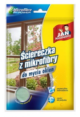 Ściereczka z mikrofibry JAN NIEZBĘDNY, do mycia okien