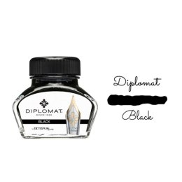Atrament do piór wiecznych DIPLOMAT, w kałamarzu, 30 ml, czarny