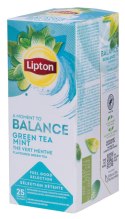 Herbata LIPTON Feel Good Selection, Balance, zielona, miętowa, 25 kopert