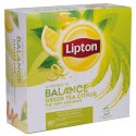 Herbata LIPTON Feel Good Selection, Balance, zielona, cytrusowa, 100 kopert