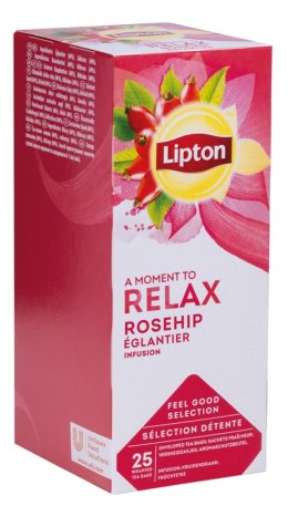 Herbata LIPTON Feel Good Selection, Relax, dzika róża, 25 kopert