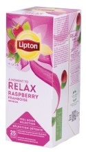 Herbata LIPTON Feel Good Selection, Relax, malina, 25 kopert