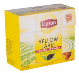 Herbata LIPTON czarna, Yellow Label, granulowana, 100g